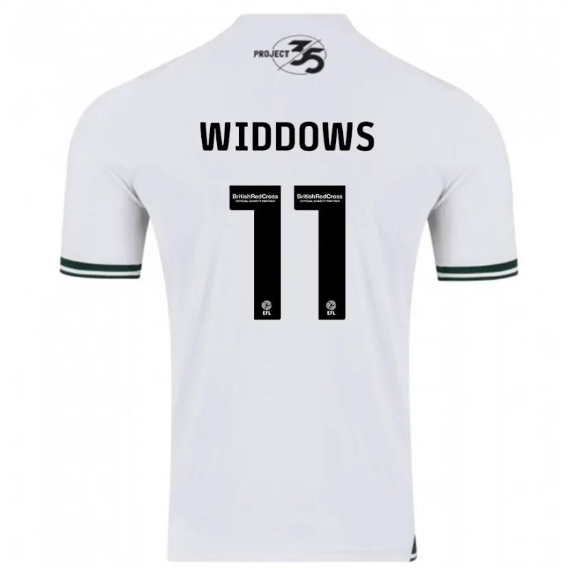 Danxen Mujer Camiseta Jade Widdows #11 Blanco 2ª Equipación 2023/24 La Camisa