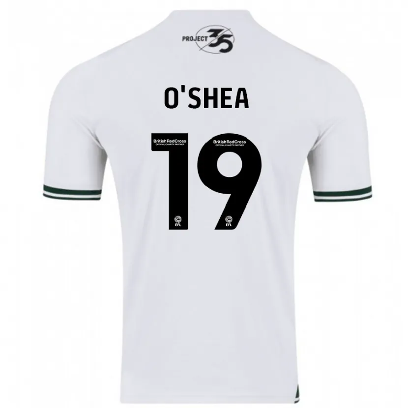 Danxen Mujer Camiseta Erin O'shea #19 Blanco 2ª Equipación 2023/24 La Camisa