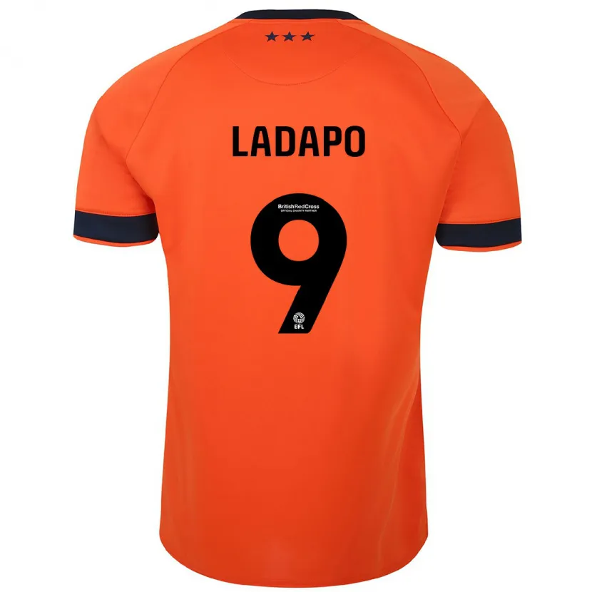 Danxen Mujer Camiseta Freddie Ladapo #9 Naranja 2ª Equipación 2023/24 La Camisa