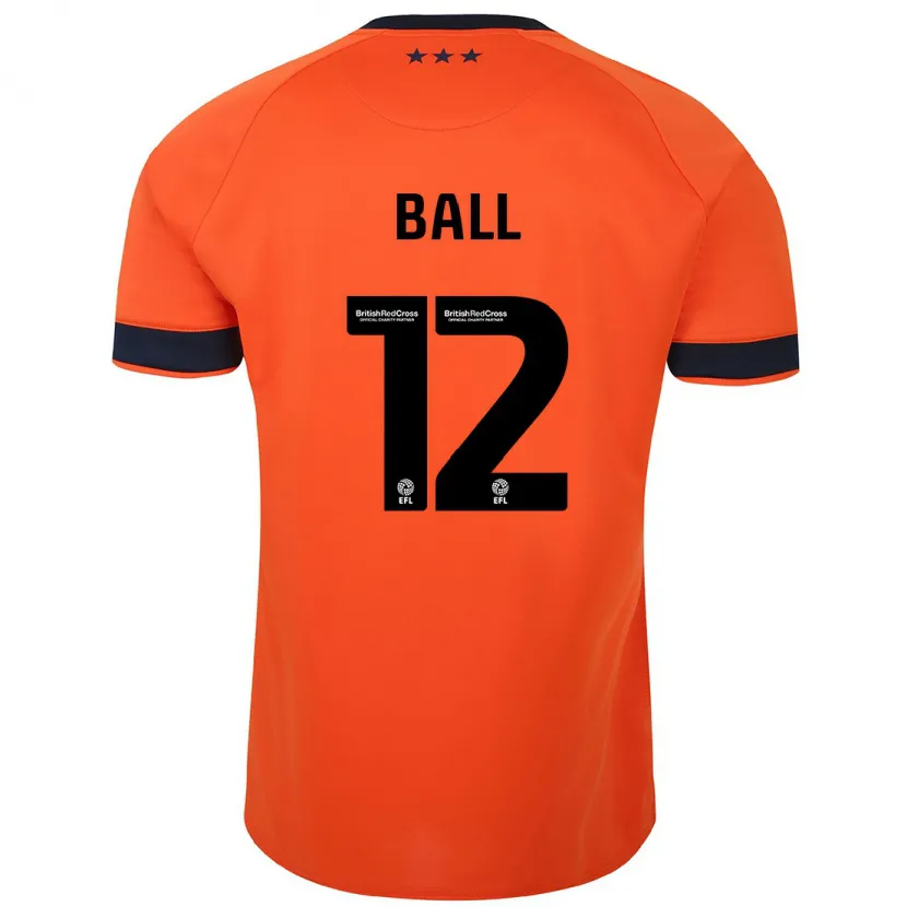 Danxen Mujer Camiseta Dominic Ball #12 Naranja 2ª Equipación 2023/24 La Camisa