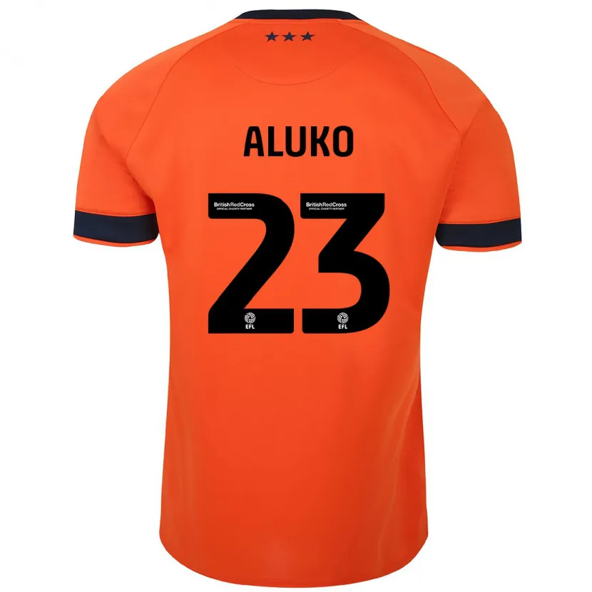 Danxen Mujer Camiseta Sone Aluko #23 Naranja 2ª Equipación 2023/24 La Camisa