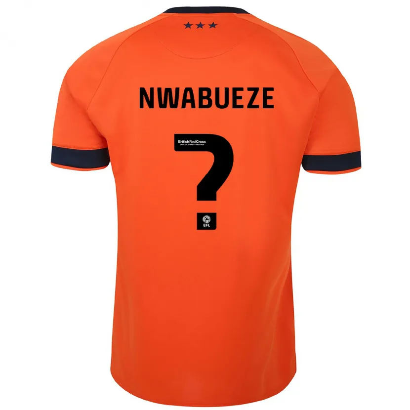 Danxen Mujer Camiseta Jesse Nwabueze #0 Naranja 2ª Equipación 2023/24 La Camisa