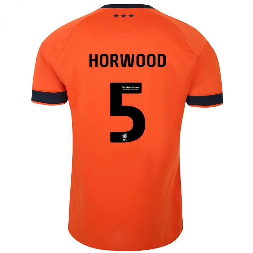 Danxen Mujer Camiseta Bonnie Horwood #5 Naranja 2ª Equipación 2023/24 La Camisa