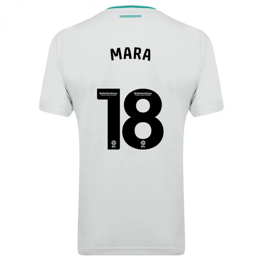 Danxen Mujer Camiseta Sékou Mara #18 Blanco 2ª Equipación 2023/24 La Camisa