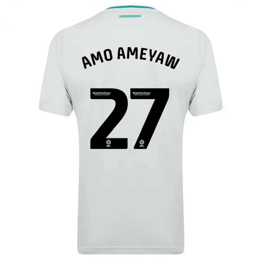 Danxen Mujer Camiseta Samuel Amo-Ameyaw #27 Blanco 2ª Equipación 2023/24 La Camisa