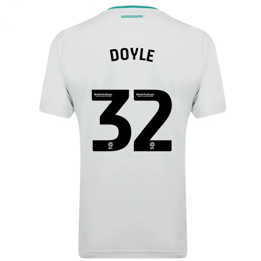 Danxen Mujer Camiseta Kamari Doyle #32 Blanco 2ª Equipación 2023/24 La Camisa