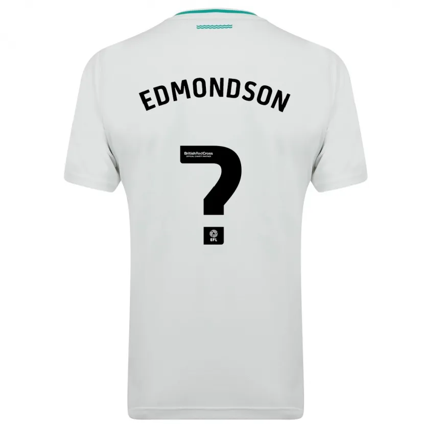 Danxen Mujer Camiseta Tyler Edmondson #0 Blanco 2ª Equipación 2023/24 La Camisa