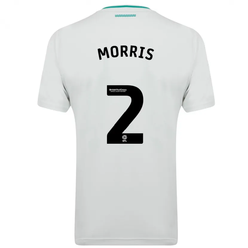 Danxen Mujer Camiseta Ella Morris #2 Blanco 2ª Equipación 2023/24 La Camisa