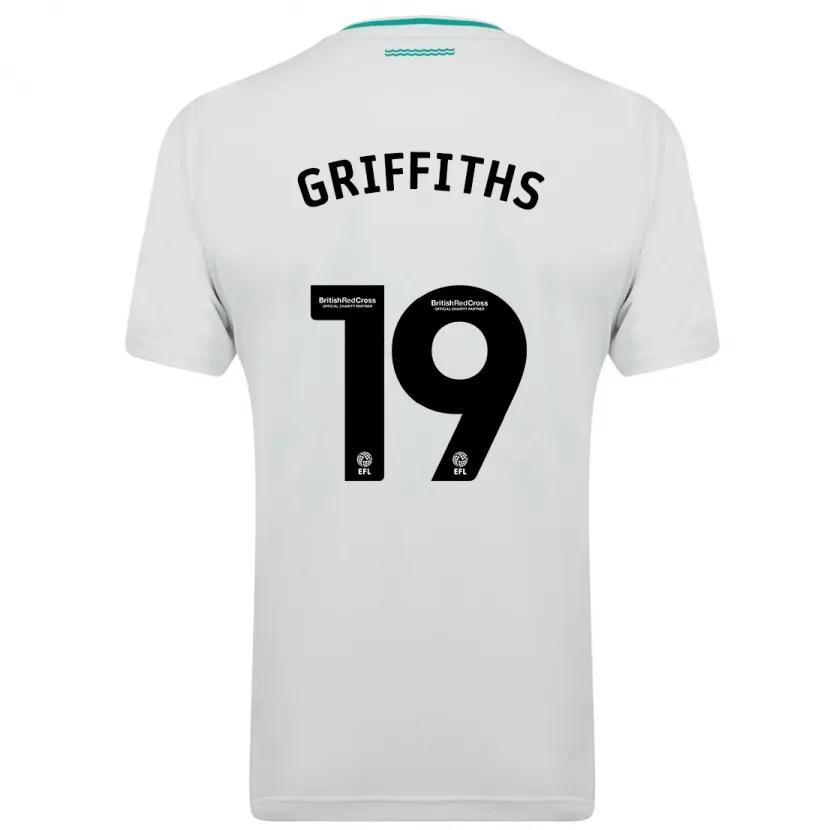 Danxen Mujer Camiseta Alice Griffiths #19 Blanco 2ª Equipación 2023/24 La Camisa