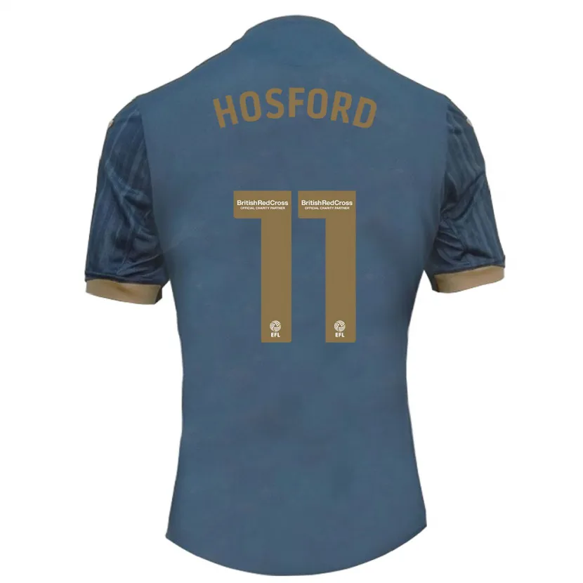 Danxen Mujer Camiseta Katy Hosford #11 Verde Azulado Oscuro 2ª Equipación 2023/24 La Camisa