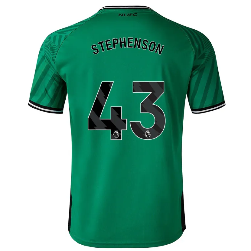 Danxen Mujer Camiseta Dylan Stephenson #43 Verde 2ª Equipación 2023/24 La Camisa