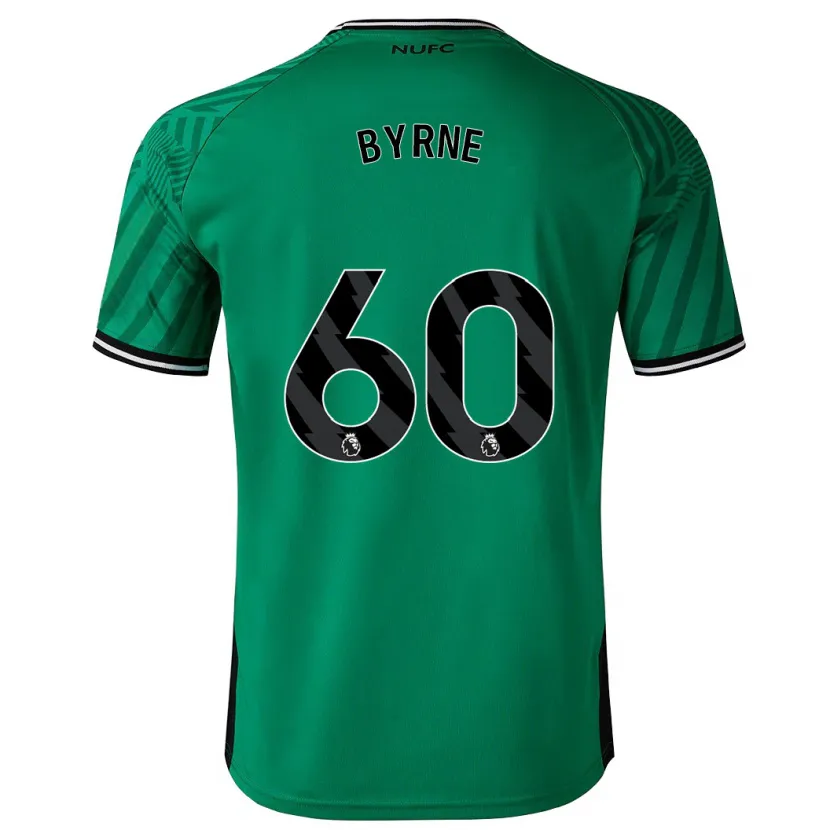 Danxen Mujer Camiseta Reece Byrne #60 Verde 2ª Equipación 2023/24 La Camisa