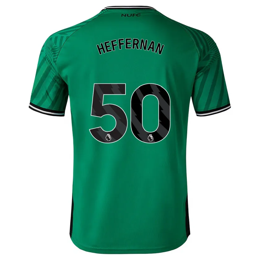 Danxen Mujer Camiseta Cathal Heffernan #50 Verde 2ª Equipación 2023/24 La Camisa