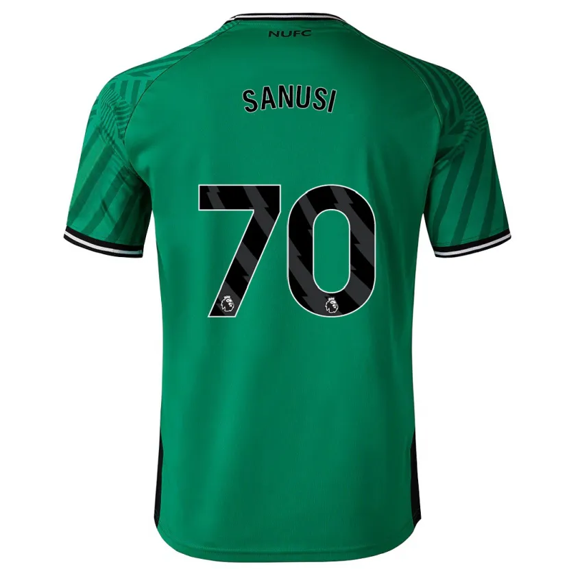 Danxen Mujer Camiseta Trevan Sanusi #70 Verde 2ª Equipación 2023/24 La Camisa