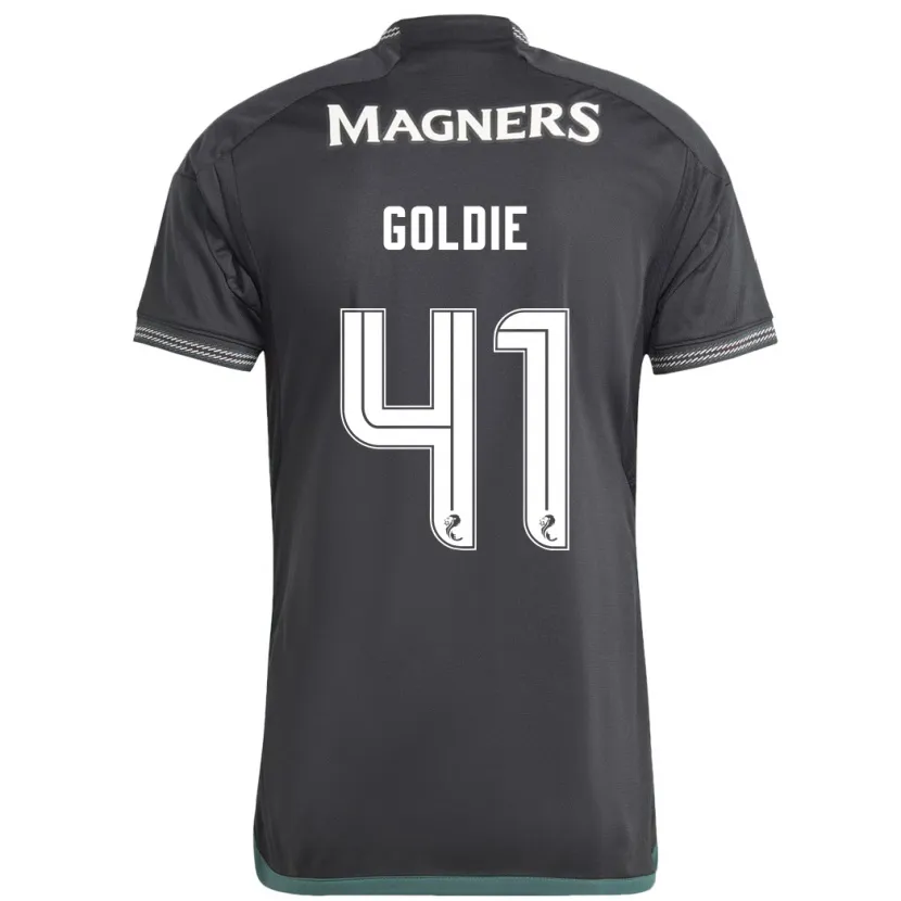 Danxen Mujer Camiseta Clare Goldie #41 Negro 2ª Equipación 2023/24 La Camisa