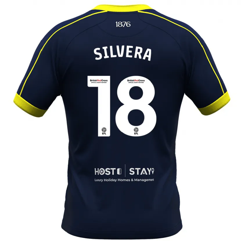 Danxen Mujer Camiseta Sam Silvera #18 Armada 2ª Equipación 2023/24 La Camisa