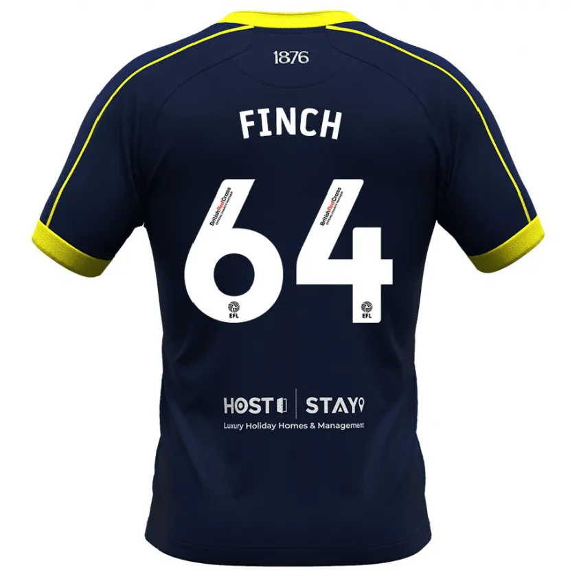 Danxen Mujer Camiseta Sonny Finch #64 Armada 2ª Equipación 2023/24 La Camisa