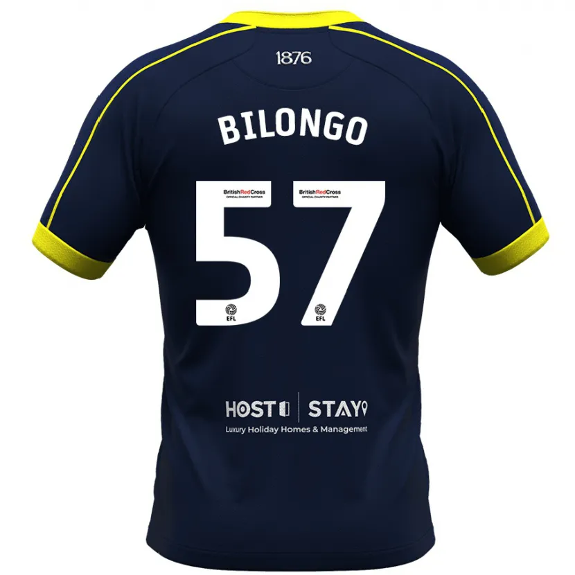 Danxen Mujer Camiseta Bryant Bilongo #57 Armada 2ª Equipación 2023/24 La Camisa