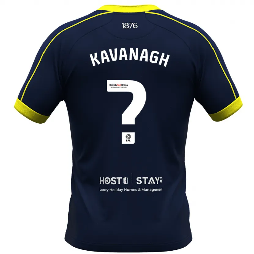 Danxen Mujer Camiseta Calum Kavanagh #0 Armada 2ª Equipación 2023/24 La Camisa