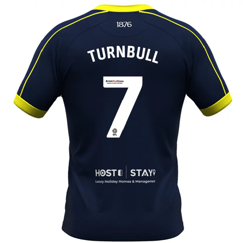 Danxen Mujer Camiseta Ellen Turnbull #7 Armada 2ª Equipación 2023/24 La Camisa