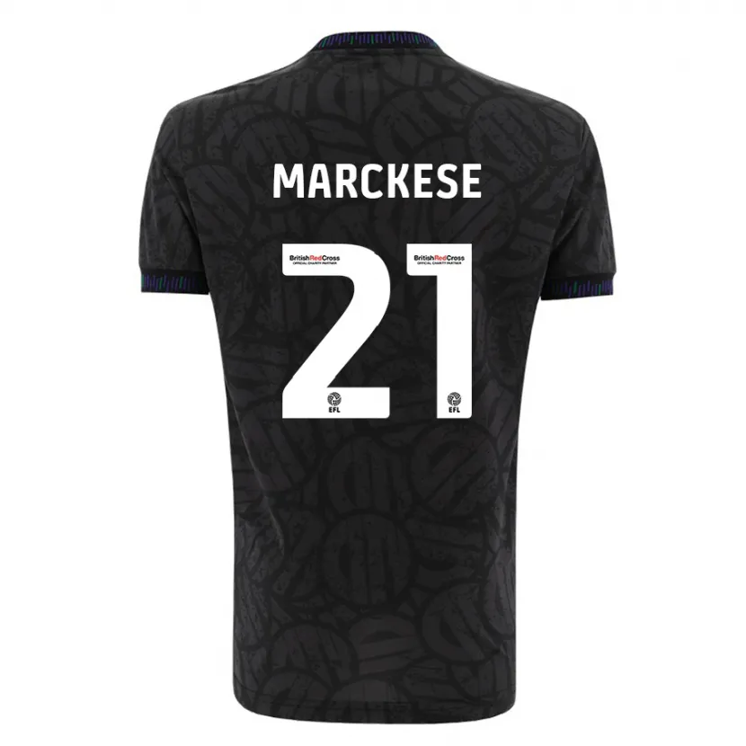 Danxen Mujer Camiseta Kaylan Marckese #21 Negro 2ª Equipación 2023/24 La Camisa