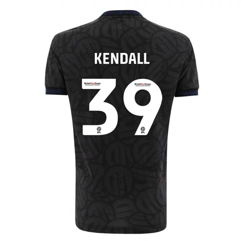 Danxen Mujer Camiseta Maya Kendall #39 Negro 2ª Equipación 2023/24 La Camisa