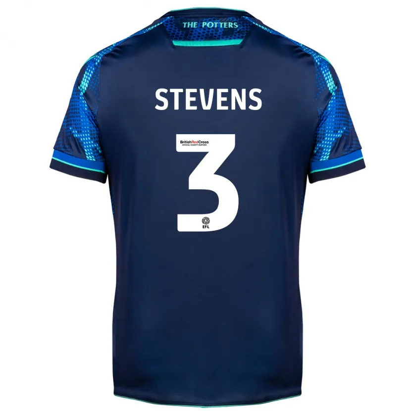 Danxen Mujer Camiseta Enda Stevens #3 Armada 2ª Equipación 2023/24 La Camisa