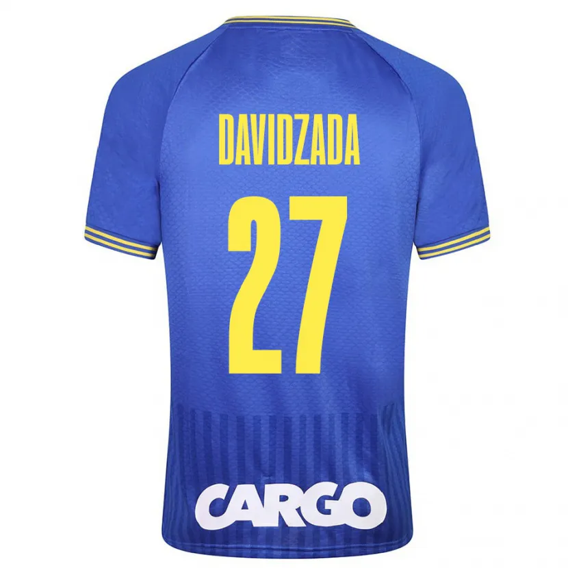 Danxen Mujer Camiseta Ofir Davidzada #27 Azul 2ª Equipación 2023/24 La Camisa