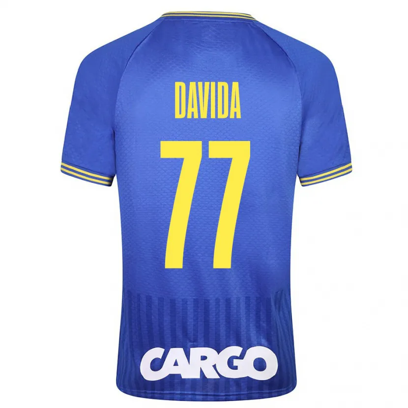 Danxen Mujer Camiseta Osher Davida #77 Azul 2ª Equipación 2023/24 La Camisa