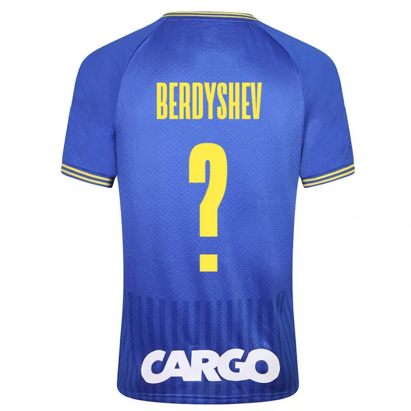 Danxen Mujer Camiseta Tikhon Berdyshev #0 Azul 2ª Equipación 2023/24 La Camisa