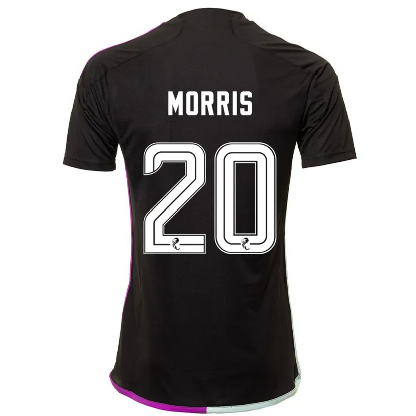 Danxen Mujer Camiseta Shayden Morris #20 Negro 2ª Equipación 2023/24 La Camisa