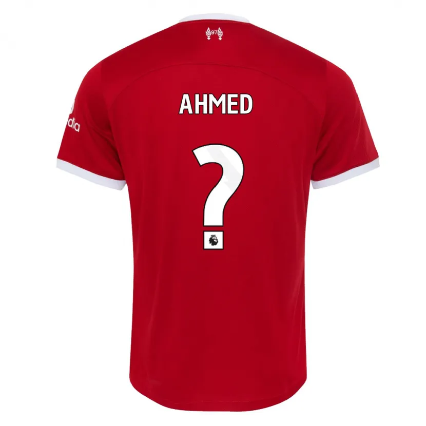 Danxen Niño Camiseta Karim Ahmed #0 Rojo 1ª Equipación 2023/24 La Camisa