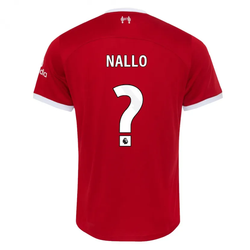 Danxen Niño Camiseta Amara Nallo #0 Rojo 1ª Equipación 2023/24 La Camisa