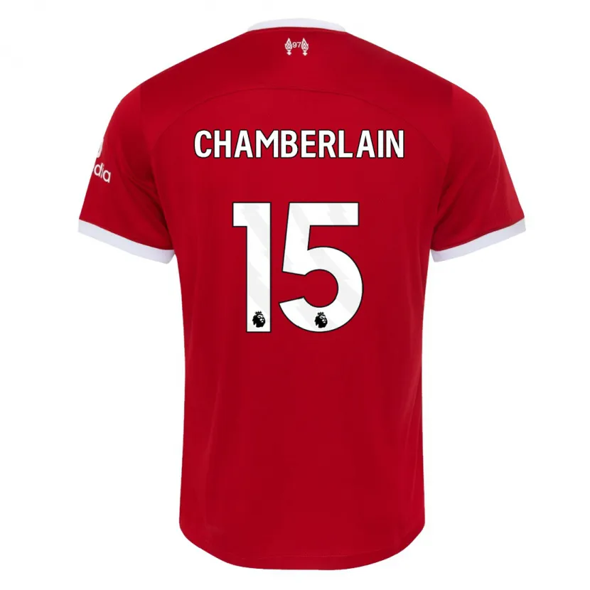 Danxen Niño Camiseta Alex Oxlade Chamberlain #15 Rojo 1ª Equipación 2023/24 La Camisa