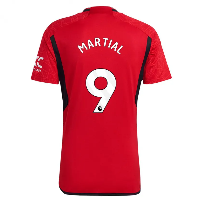 Danxen Niño Camiseta Anthony Martial #9 Rojo 1ª Equipación 2023/24 La Camisa