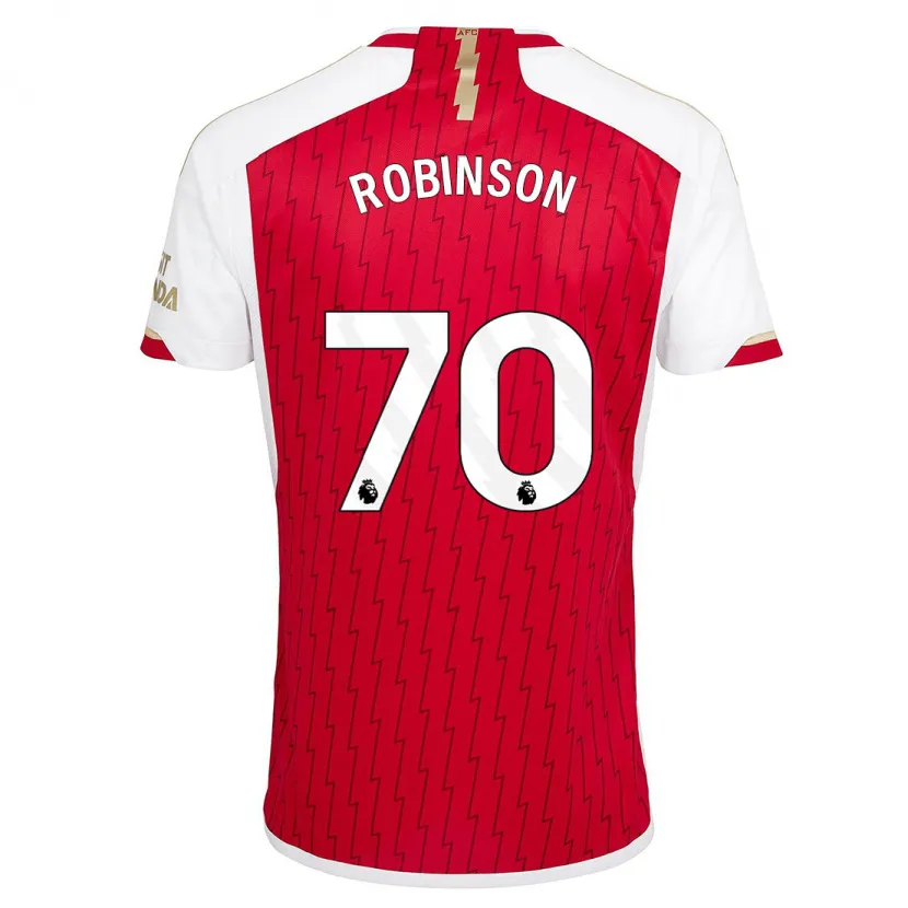 Danxen Niño Camiseta Josh Robinson #70 Rojo 1ª Equipación 2023/24 La Camisa