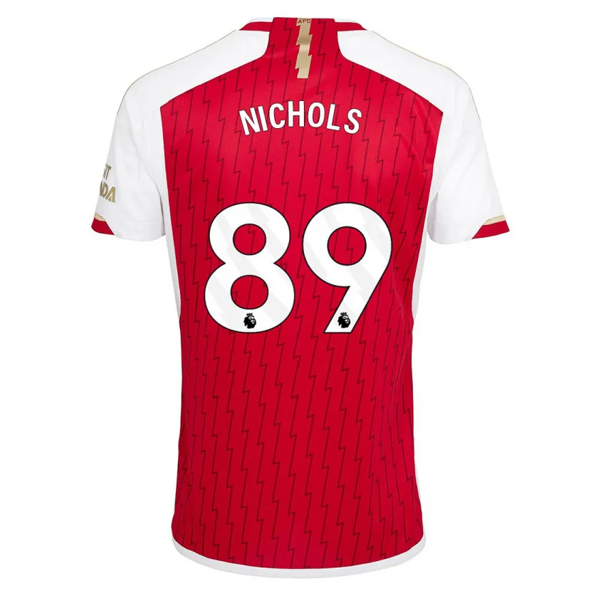 Danxen Niño Camiseta Josh Nichols #89 Rojo 1ª Equipación 2023/24 La Camisa