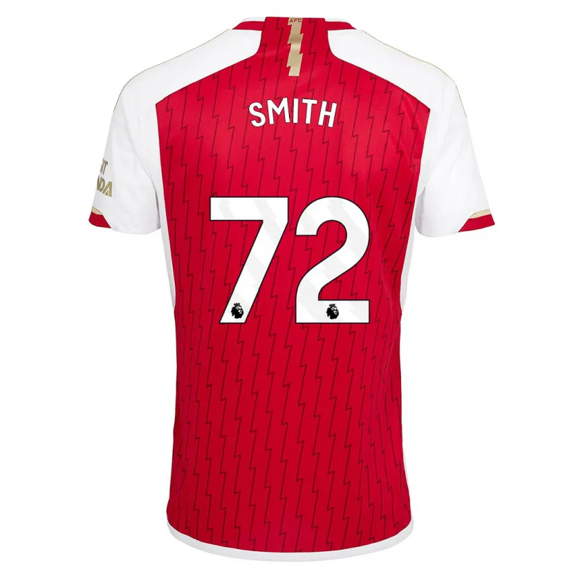 Danxen Niño Camiseta Matt Smith #72 Rojo 1ª Equipación 2023/24 La Camisa