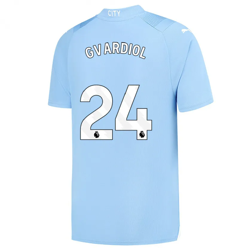 Danxen Niño Camiseta Josko Gvardiol #24 Azul Claro 1ª Equipación 2023/24 La Camisa