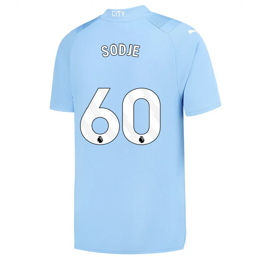 Danxen Niño Camiseta Tai Sodje #60 Azul Claro 1ª Equipación 2023/24 La Camisa