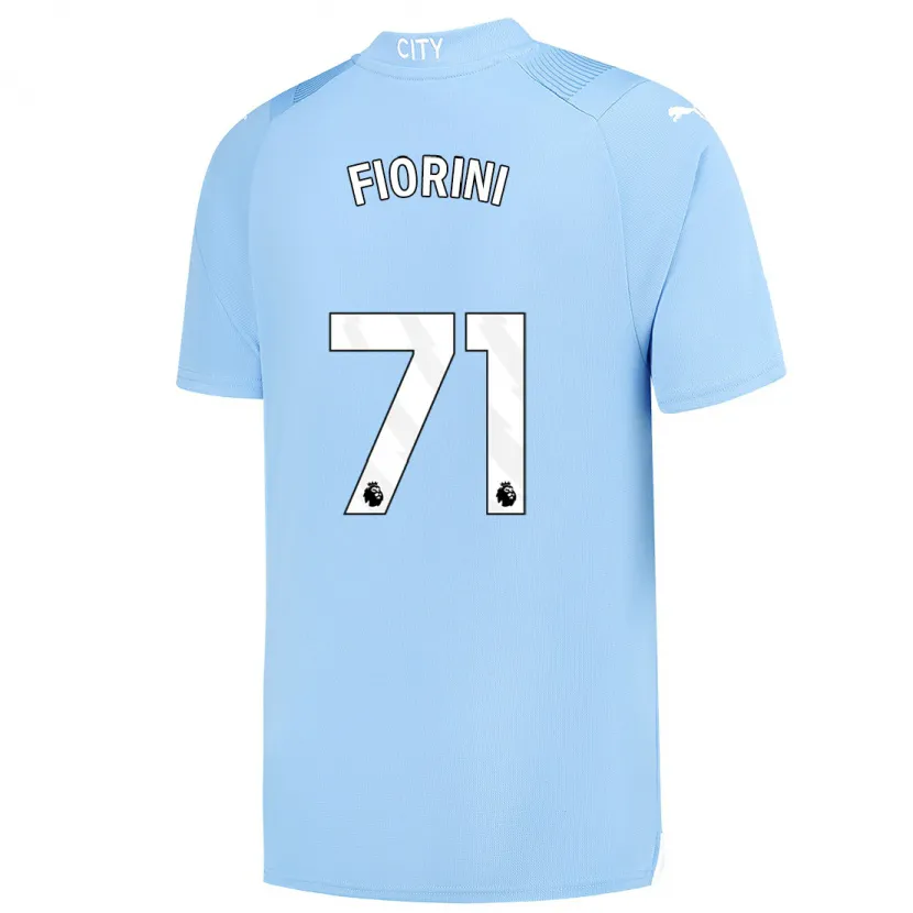 Danxen Niño Camiseta Lewis Fiorini #71 Azul Claro 1ª Equipación 2023/24 La Camisa