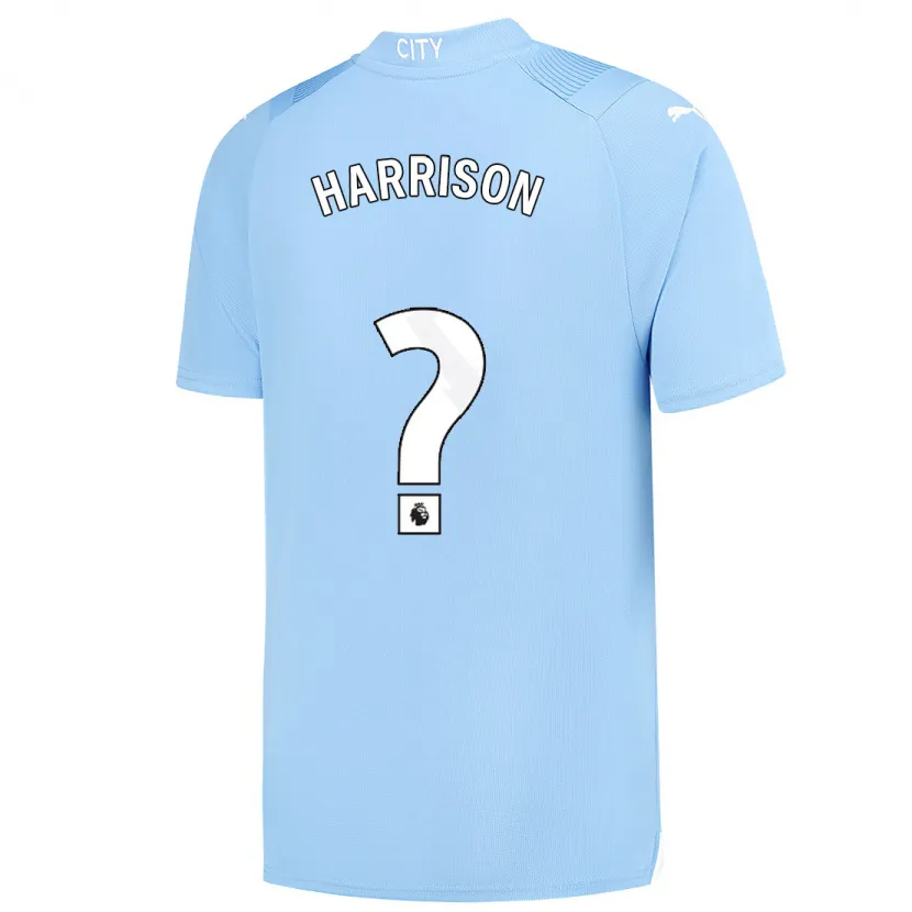 Danxen Niño Camiseta Alfie Harrison #0 Azul Claro 1ª Equipación 2023/24 La Camisa