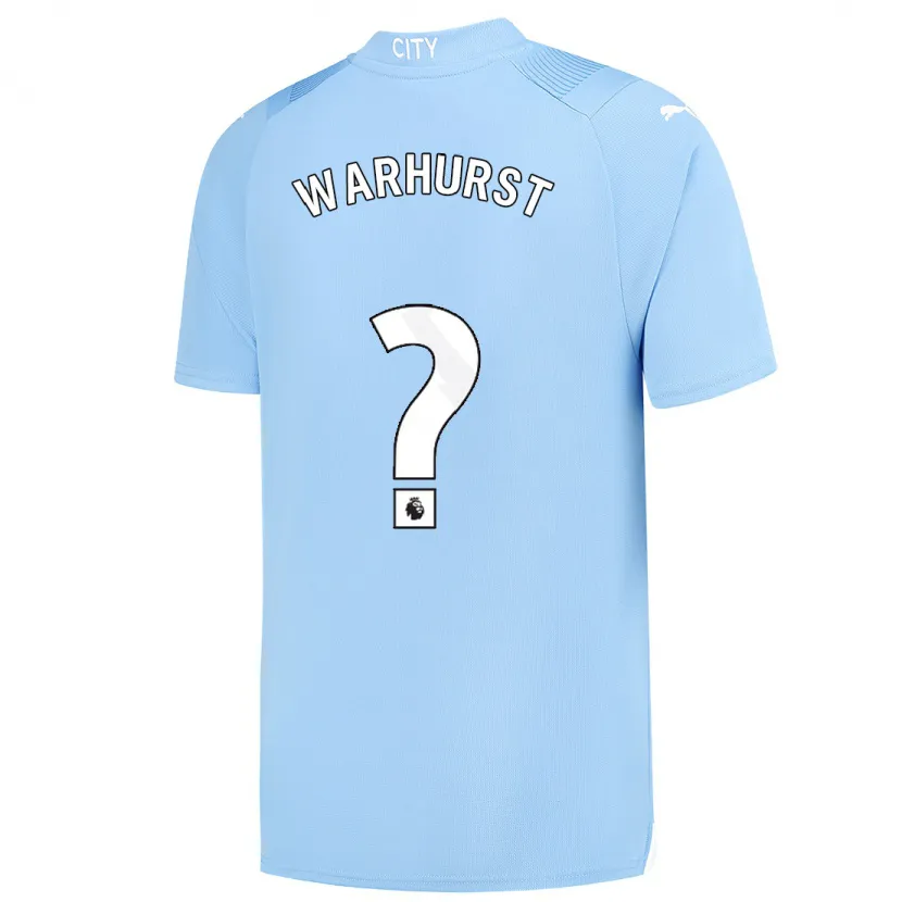 Danxen Niño Camiseta Matthew Warhurst #0 Azul Claro 1ª Equipación 2023/24 La Camisa