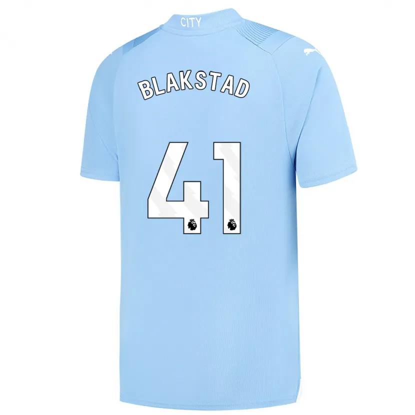 Danxen Niño Camiseta Julie Blakstad #41 Azul Claro 1ª Equipación 2023/24 La Camisa