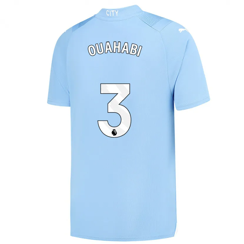 Danxen Niño Camiseta Leila Ouahabi #3 Azul Claro 1ª Equipación 2023/24 La Camisa