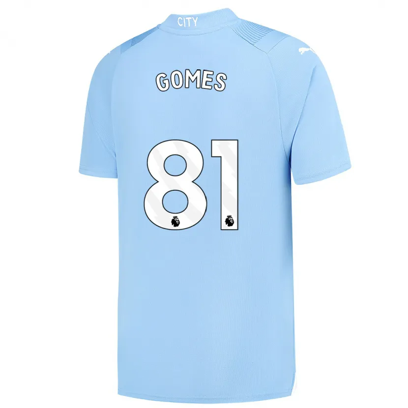 Danxen Niño Camiseta Claudio Gomes #81 Azul Claro 1ª Equipación 2023/24 La Camisa