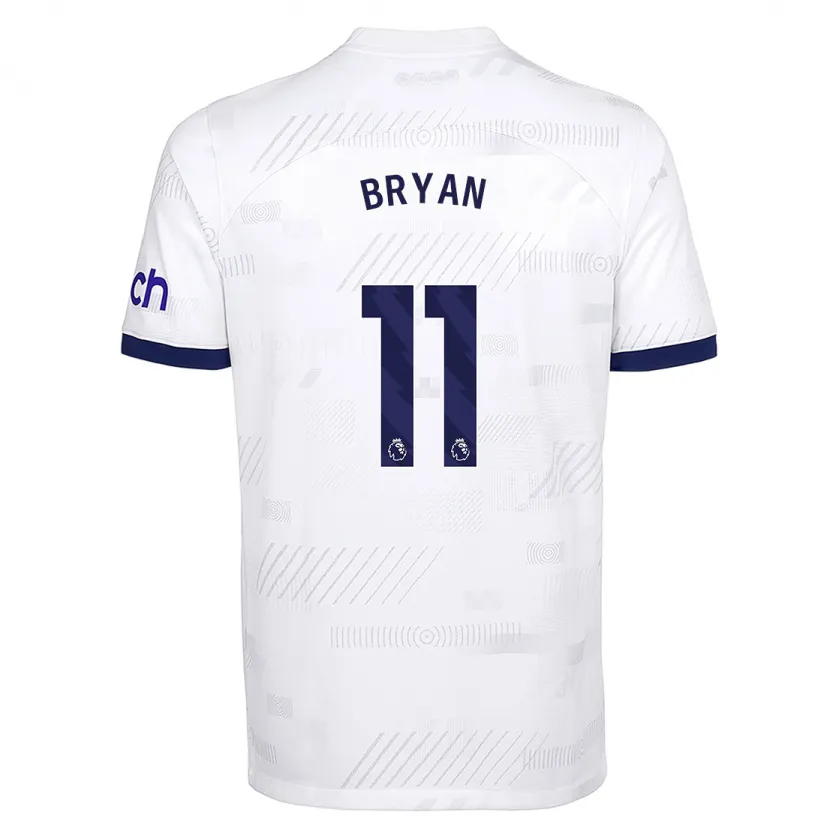 Danxen Niño Camiseta Bryan Gil #11 Blanco 1ª Equipación 2023/24 La Camisa