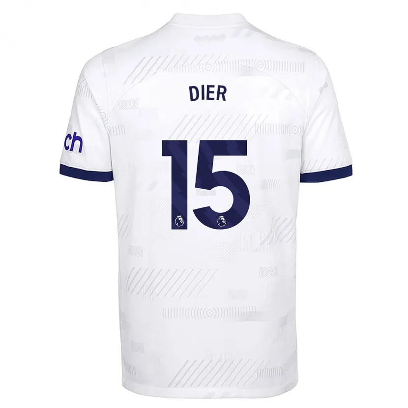 Danxen Niño Camiseta Eric Dier #15 Blanco 1ª Equipación 2023/24 La Camisa