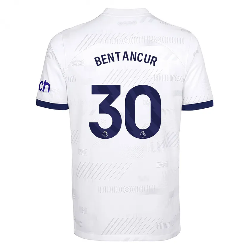 Danxen Niño Camiseta Rodrigo Bentancur #30 Blanco 1ª Equipación 2023/24 La Camisa