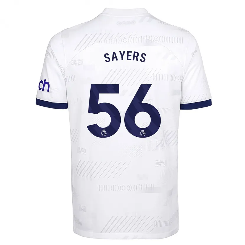 Danxen Niño Camiseta Charlie Sayers #56 Blanco 1ª Equipación 2023/24 La Camisa